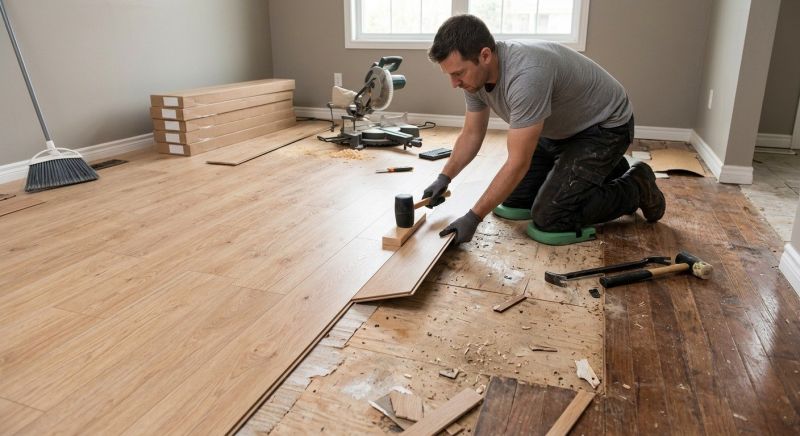 Laminate Floor Installation in Arlington, MA