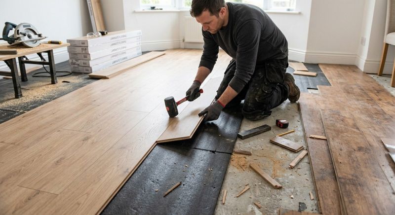 Laminate Floor Installation in Dedham, MA