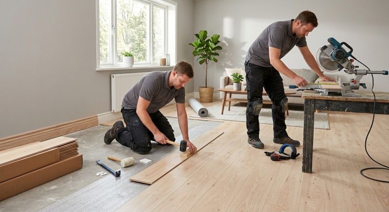 Laminate Floor Installation in North Easton, MA