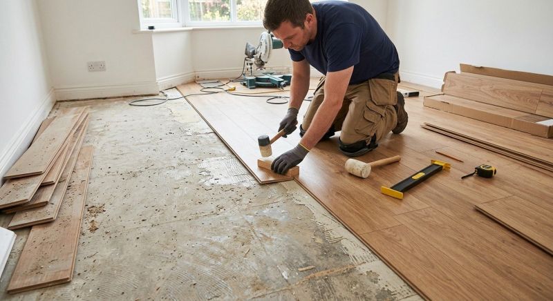 Laminate Floor Replacement in Billerica, MA