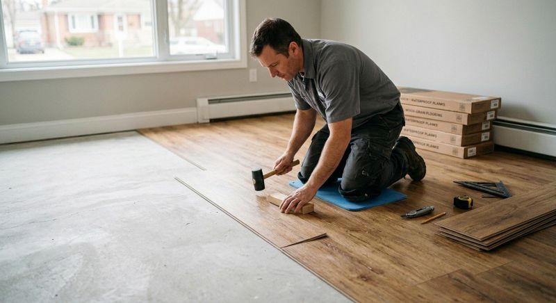 Linoleum Floor Installation in Framingham, MA
