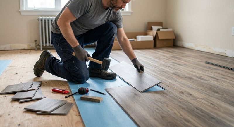 Linoleum Floor Installation in Plainville, MA