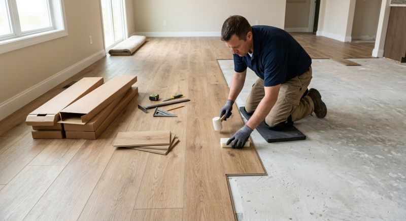 Luxury Vinyl Tile Installation in Clinton, MA