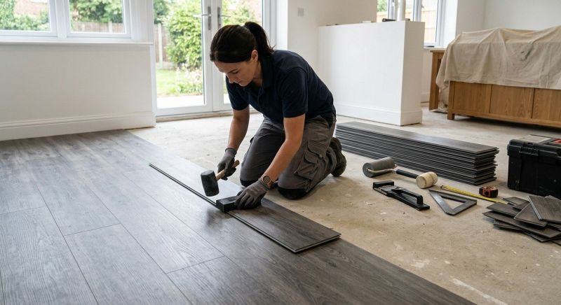 Luxury Vinyl Tile Installation in Everett, MA