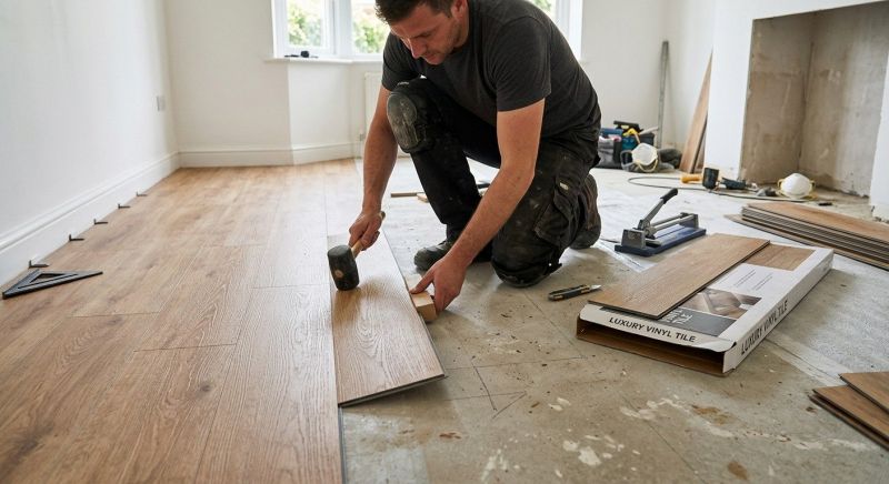 Luxury Vinyl Tile Installation in Hyde Park, MA