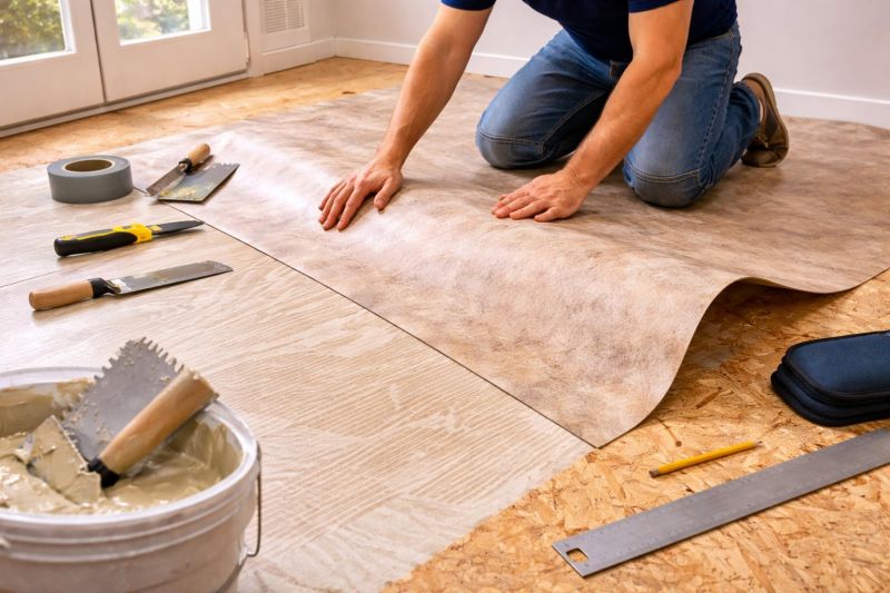 Sheet Flooring Installation in Acton, MA