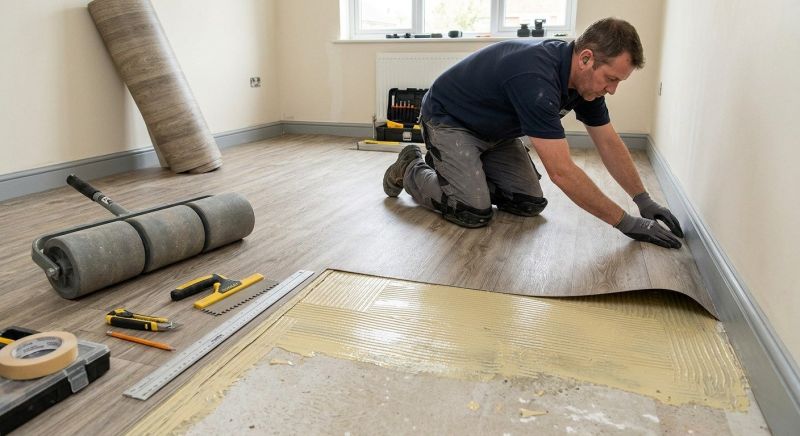 Sheet Flooring Installation in Worcester, MA