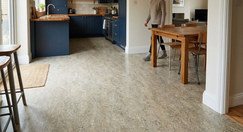 Sheet Linoleum Installation in Brookline, MA