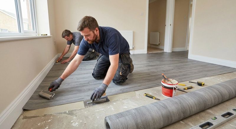 Sheet Linoleum Installation in Carlisle, MA