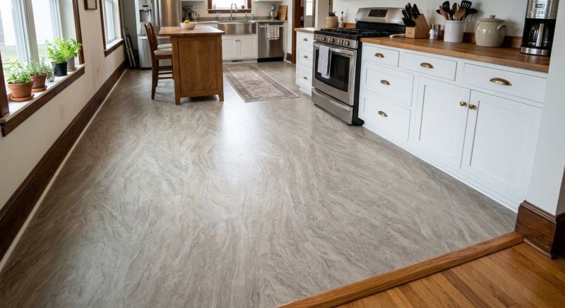 Sheet Linoleum Installation in Charlestown, MA