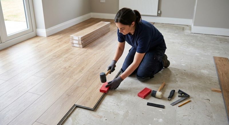 Vinyl Plank Floor Installation in Natick, MA