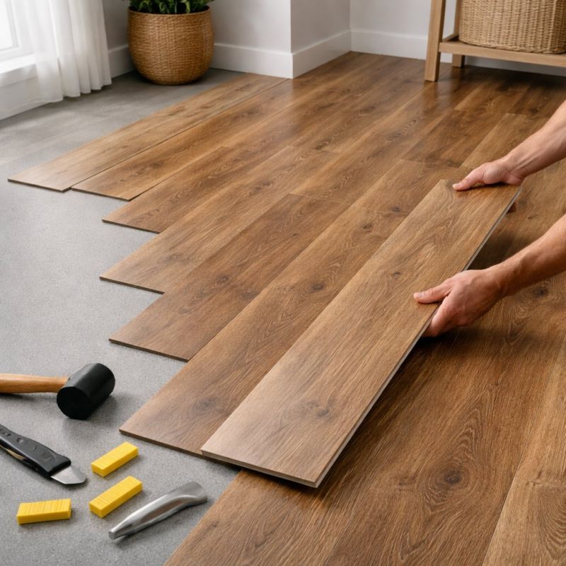 Vinyl Plank Floor Installation in Natick, MA